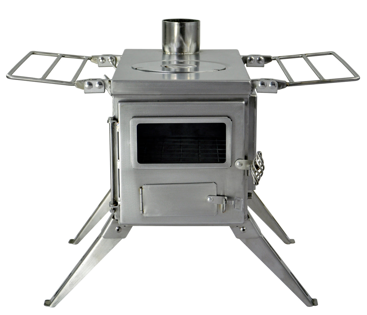 Nomad Camping stove - Medium Size / Stainless Steel – Self Sufficient  Australia