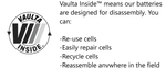 VAULTA 48V 14.36KWH LITHIUM 19IN LFP PACK | REPAIR & RECYCLE