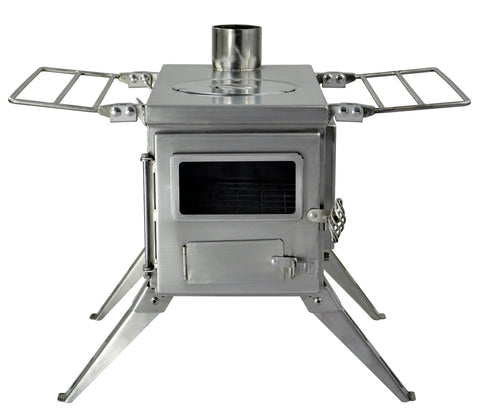 Nomad Camping stove - Medium Size / Stainless Steel