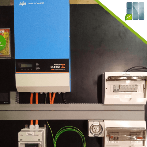 'The Starter' Off Grid System | 3kW/9kW Surge Inverter | 5kWh Aeson Lithium | Your Choice Of Panels