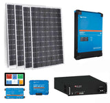 Victron Off Grid System ' Lithium Ultimate Budget' - 1.7 KW PV | 3 Kva Inverter Charger | 5 KWH Lithium Bank