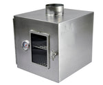 Camp Stove Pipe Oven | Stainless Steel | Suits Med & Large Stoves
