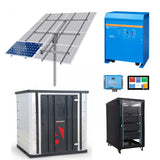 “Portable Armorgard” | Victron Off Grid Solar System | PylonTech Lithium | Groundmount Solar