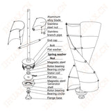 IHX Energy Vertical Axis Wind Turbine Kit - 400 / 500 / 600 W